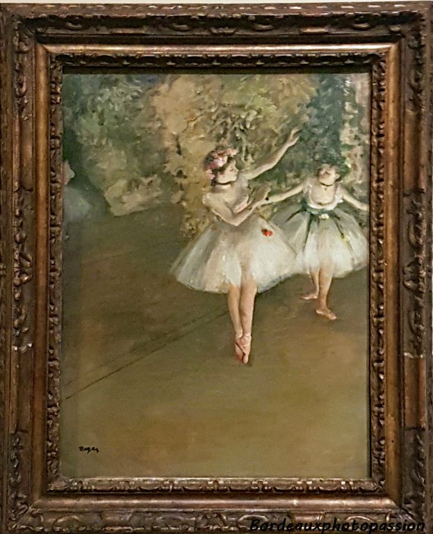 Deux danseuses en scène, Edgar Degas
